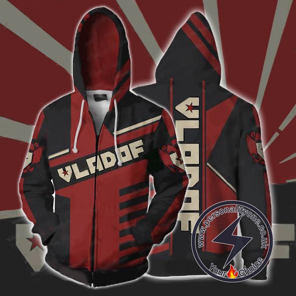 Borderlands Hoodies - Borderlands Vladof V2 Zip Up Hoodie Jacket